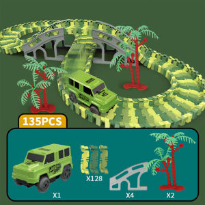 Track Car Train Toys for Boy Electric Track Toy Car Engineering Car Kids Educational Toys for Boy Birthday Gift