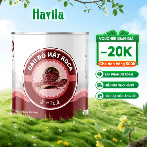 Đậu Đỏ Mật KaCo Lon 1kg Topping Pha Chế Các Loại Đồ Uống Các Loại Thơm Ngon