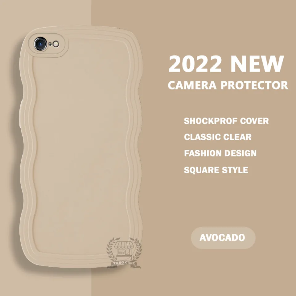 Case Wave Simple Soft New iPhone Pelindung Belakang Ponsel Pelindung  Handphone Case Handphone Wave Simple Soft Case Cassing Handphone