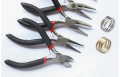 3 types of jewelry pliers DIY jewelry pliers tools manual pliers oblique-nosed pliers beaded tools. 