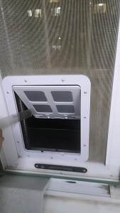 [Lovinland]Pet Cat Dog Screen Door Home Lockable Sliding Cat Screen Door Magnetic Self-Closing Screen Dog Fence Locking Function GateDoor