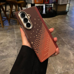 Case For Samsung Z Fold 7 6 5 Carbon Fiber Texture PC MagneWireless Charging Cover Camera Lens Armor Shell Fold Screen Coque