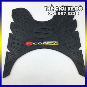 Thảm Scoopy 110 cao su lót sàn để chân xe Scoopy nhập siêu dày