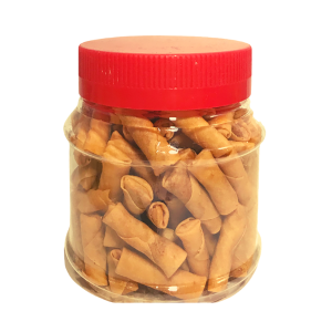 HH FOODIE Kuih Kapit Folded Love Letter Premium Gold Tin Extra Santan Coconut Extra Egg Halal