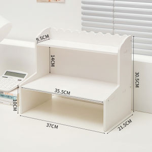 ชั้นวางหนังสือ ชั้นวางเดสก์ท็อป ชั้นจัดระเบียบบนโต๊ะ ชั้นอเนกประสงค์ เพิ่มพื้นที่ใช้สอย