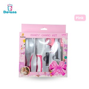 DOVANA Perlengkapan Sisir dan Set Gunting Kuku Bayi 6 in 1 Baby Care Kit Nail Set Gift Set