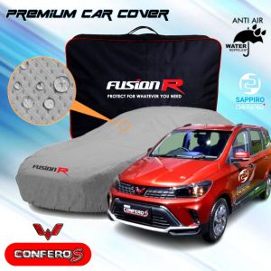 Cover Mobil Wuling Confero S C DB 4 Layer 100% Waterproof Outdoor Original FUSION R