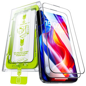 WSKEN Tempered Glass for iPhone 17Pro Max/16Pro Max/15/14/13/12 28°Anti-Spy Full Coverage Screen 2.5D Edge 10s HD/Privacy Screen Protector Film with Dust Clean Installing House，Easy Install [Auto-Dust Removal] [Zero Bubble]
