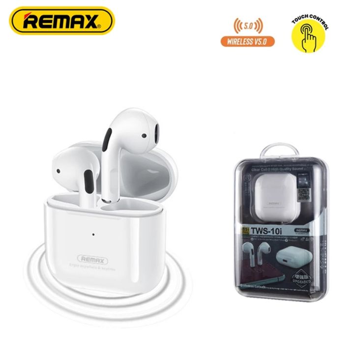 Remax TWS-10i Dynamic HIFI Wireless Bluetooth Headphones TWS 5.0 Music ...