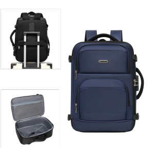 ZOOGGJZ Waterproof Travel Backpack Anti Theft Large Capacity Men Backpack  Combination Lock Zipper Casual Bag Travel