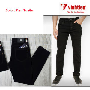 Quần Jeans Cotton Vĩnh Tiến Cao Cấp QB599 Trơn
