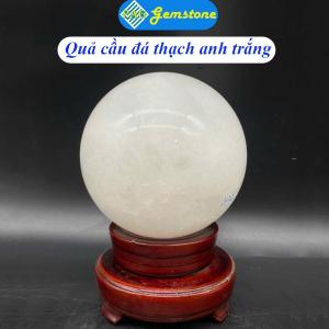 Quả Cầu Phong Thủy PAG Đá Thạch Anh Trắng Tự Nhiên Nặng 2kg