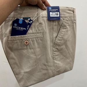 CELANA CHINO KANVAS DICKER DLEKER MR BRESS  PRIA REGULAR FIT COTTON TWILL NON STRETCH - PREMIUM DICKER