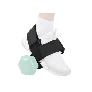 สายรัดข้อเท้ากันลื่นแบบไนลอนอุปกรณ์พยุงข้อเท้าทนทานปรับได้สวมใส่สบายสำหรับใช้ในยิมฟิตเนส