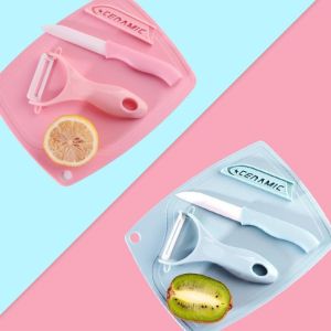 BUYYU 3in1 Ceramic Fruit Knife Peeling Cutting Board Set: A Practical Recommendation