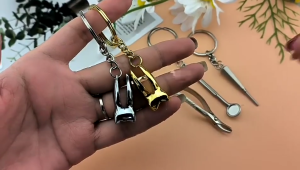Xách tay mạnh mẽ hợp kim kẽm mô hình răng Keychain tuyệt vời cho Nha khoa triển lãm và sức khỏe răng miệng ủng hộ hàng ngày sử dụng bình thường