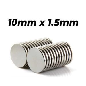Asesoris Tas MAGNET NEODYMIUM TANEM 10 x 1.5 mm (KECIL & KUAT) - SERBA GUNA (IMPORT)