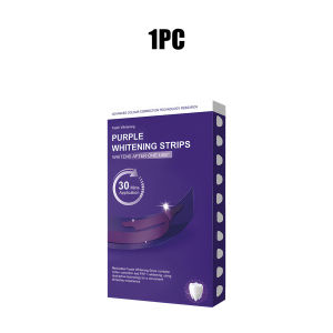 Purple Whitening Strips Up to 9 Shades Whiter Enamel Safe Gentle on Teeth 30 Mins 3 Pack Value Pack