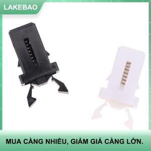 【LAKEBAO】 10 cái thùng rác có thể nhựa khóa tự khóa chuyển đổi thay thế bắt tương thích cảm ứng Nắp bin Latch đen trắng sửa chữa Clip