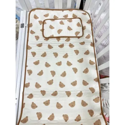 Bộ Chiếu Gối Điều Hòa- Cao Su Non Kiluta Hàng Cao Cấp Cho Bé (kích thước 60x120cm)