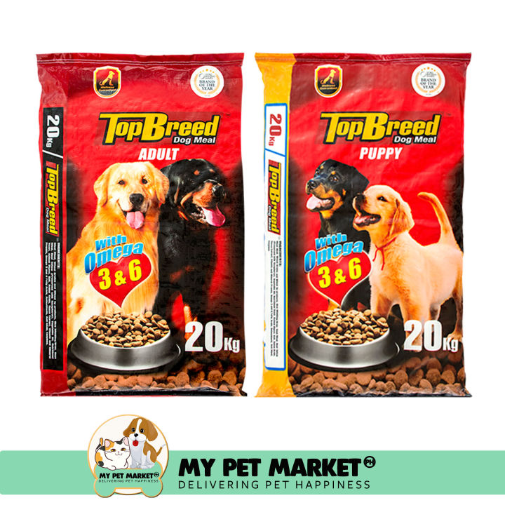 Top breed sale dog food lazada