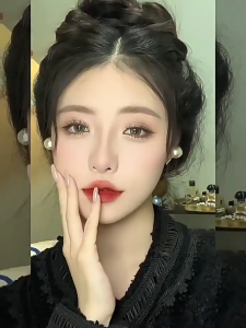 มวยผมต่อผมเปีย Chignons แบบลำลองอุปกรณ์ประกอบฉากต่อถ่ายภาพสาวๆอุปกรณ์คอสเพลย์