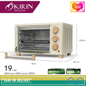KIRIN Oven Listrik 19 Liter KBO-190-WHITE ORIGINAL 100% /oven listrik low wat/oven listrik serbaguna
