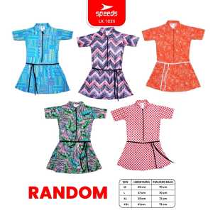 SPEEDS Baju Renang Cewek Spandex Rok One Piece Swimwear Swim Suit Cewek Wanita Remaja 1035