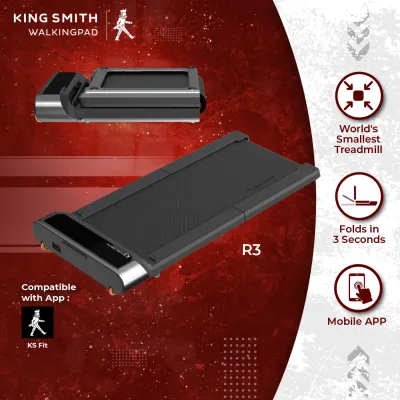 Kingsmith R3 WalkingPad Treadmill ★ 1 - 6km/h ★ Jogging ★ Running ★ Mobile APP ★ Easy to keep