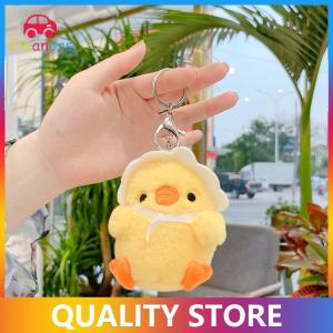 [Eleanor] Cute Little Yellow Chicken Bag Pendant Plush Toy Doll Netred Chick Keychain Gift