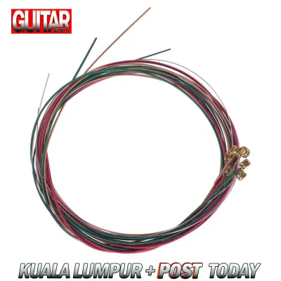 Acoustic Guitar String Set Steel Core Copper Alloy Winding 6pcs/ Set Folk Guitar String