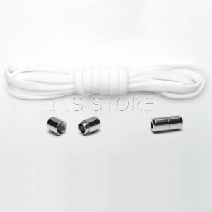 เชือกรองเท้า ไม่ต้องผูก สายยืดหยุ่นได้ดี  Elastic metal shoelace buckle cover