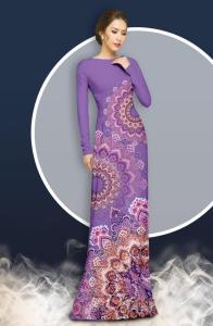 [HCM]ÁO DÀI TRUYỀN THỐNG IN THIÊN ĐĂNG CAO CẤP - KHÔNG KÈM QUẦN