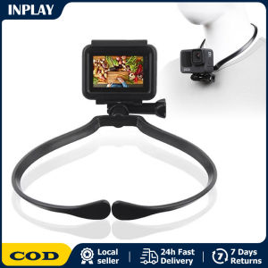 GoPro Neck Hold Mount Chest Mount for GoPro 12 Hero 11 10 9 8 7 6 Insta360 DJI Osmo Action Silicone Action Camera Accessories Camera Mobile Phone Neck Holder Mount for DJI OSMO ACTION Gopro Hero 8 7 6 5 Black Hero Go Pro Camera Neck Bracket for Xiaomi