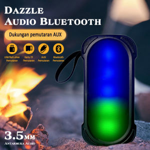 COD Bluetooth Speaker Super Bass audio speakers 3D Stereo subwoofer with led light