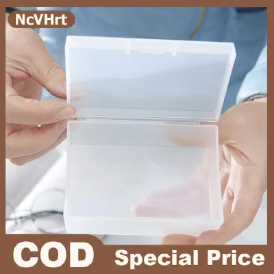 NcVHrt Mini Hộp nhựa hình chữ nhật hộp mờ hộp đóng gói Hộp lưu trữ hộp chống bụi Bền đồ trang sức mạnh mẽ lưu trữ trường hợp container