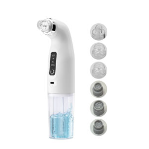 Small Bubble Blackhead Remover Vacuum Suction Device Deep Pore Cleansing for All Skin Types With Dual Water Tanks (Clean/Dirty Separation)
