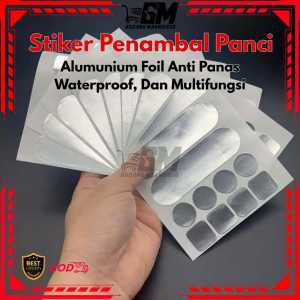 3 Lembar Penambal Panci Aluminium 1 Lembar (isi10pcs) Lem Panci Bocor Tahan Panas Stiker Lubang Panci