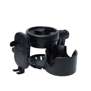 ที่วางแก้วน้ำติดรถเข็นเด็ก ที่วางแก้วรถเข็นเด็กที่วางโทรศัพท์มือถือหมุนได้360องศาใช้งานง่ายชั้นวางชานมอุปกรณ์เสริม