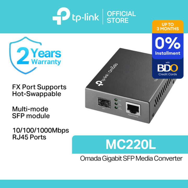 Jual TP-Link MC210CS Omada Gigabit Single-Mode Media Converter - Jakarta Pusat - Jaringan