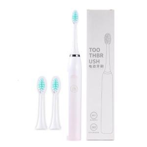 Ultrasonic Electric Toothbrush 5 Modes AA Powered Sonic Toothbrush 3 Brush Heads 19800 Vibrations Per Minute