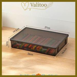 [Valitoo] 1Pc Document Organizer Box Household Certificate File A4 Box Important Information Registration Book Dust Proof Storage Case