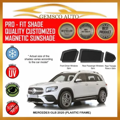 Mercedes GLB Class (X247) 2019 - 2022 1st Gen (6 / 7pcs) Car Magnetic Sunshade / GLB Boot Tray