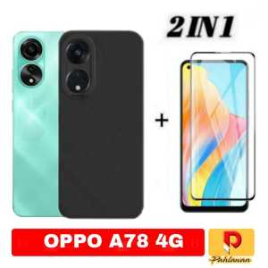 PROMO PAKET 2 INC 1 SOFT CASE OPPO A18 2023 / OPPO A38 4G / OPPO A38 4G NFC 2023 / OPPO A58 4G / OPPO A78 4G / OPPO RENO 8T 4G / OPPO A17 Slim Matte Premium Soft case