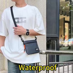 Durable Mens Waterproof Crossbody Messenger Bag with Adjustable Strap and Spacious Compartments【24 hours Delivery】COD