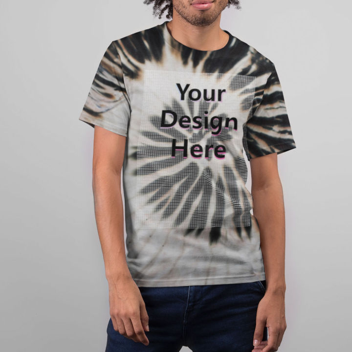 Custom Printed Spiral Tie Dye T-shirt | Lazada PH