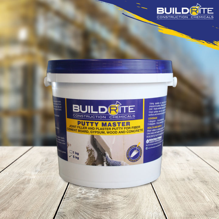 BUILDRITE PUTTY MASTER Joint Filler & Plaster Putty for Fiber Cement ...