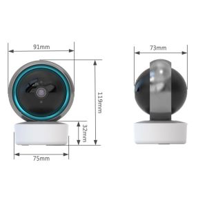 Smart Life 1080P IP WiFi Camera Smart Surveillance Automatic Tracking Lndoor Safety Baby PIR Monitor
