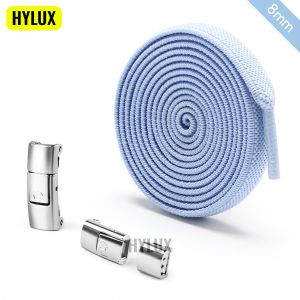 [25 màu] Dây Giày Co Giãn Không Cần Buộc Có Khóa Cài 8mm - Dây Giày Thông Minh