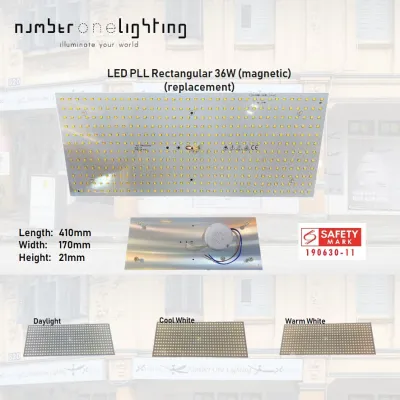 (Local Store) Rectangular 36W LED light with magnet with safety mark